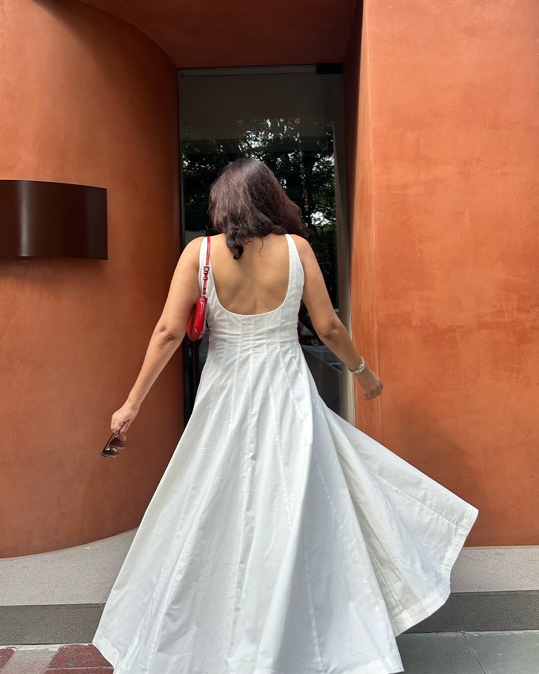 Ivory Panel Dress