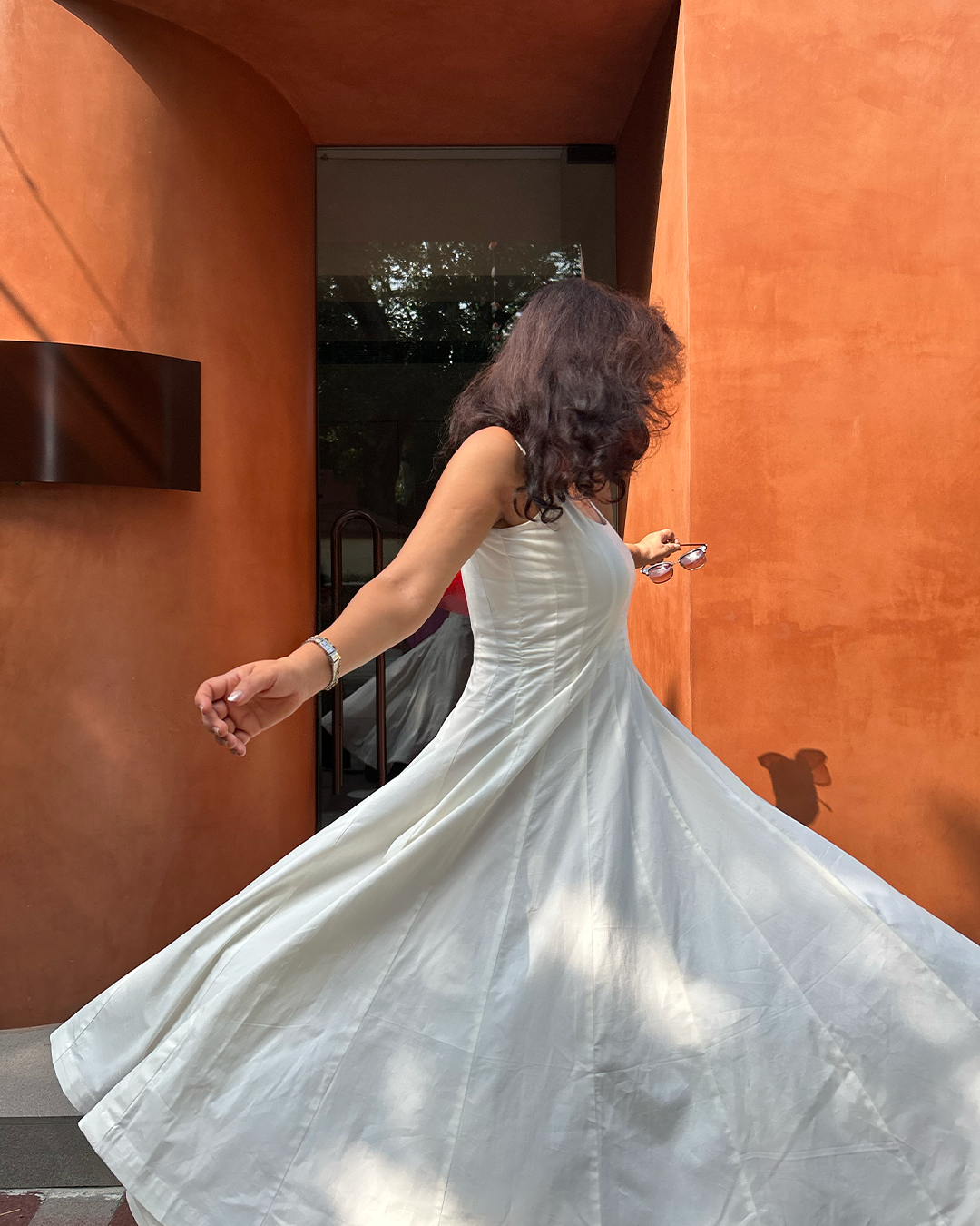 Ivory Panel Dress