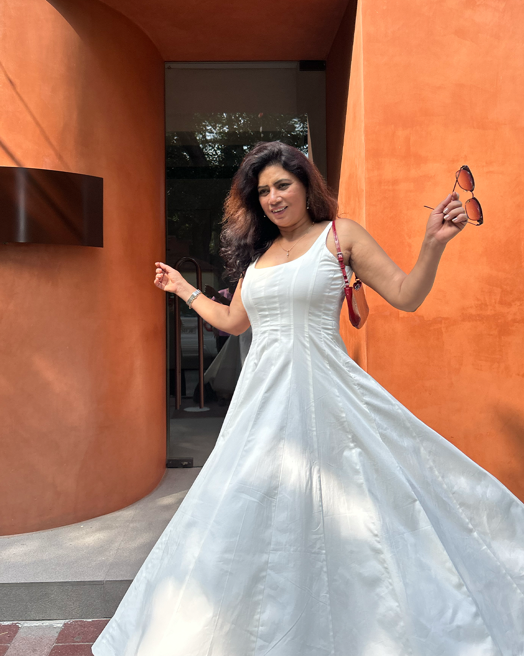 Ivory Panel Dress
