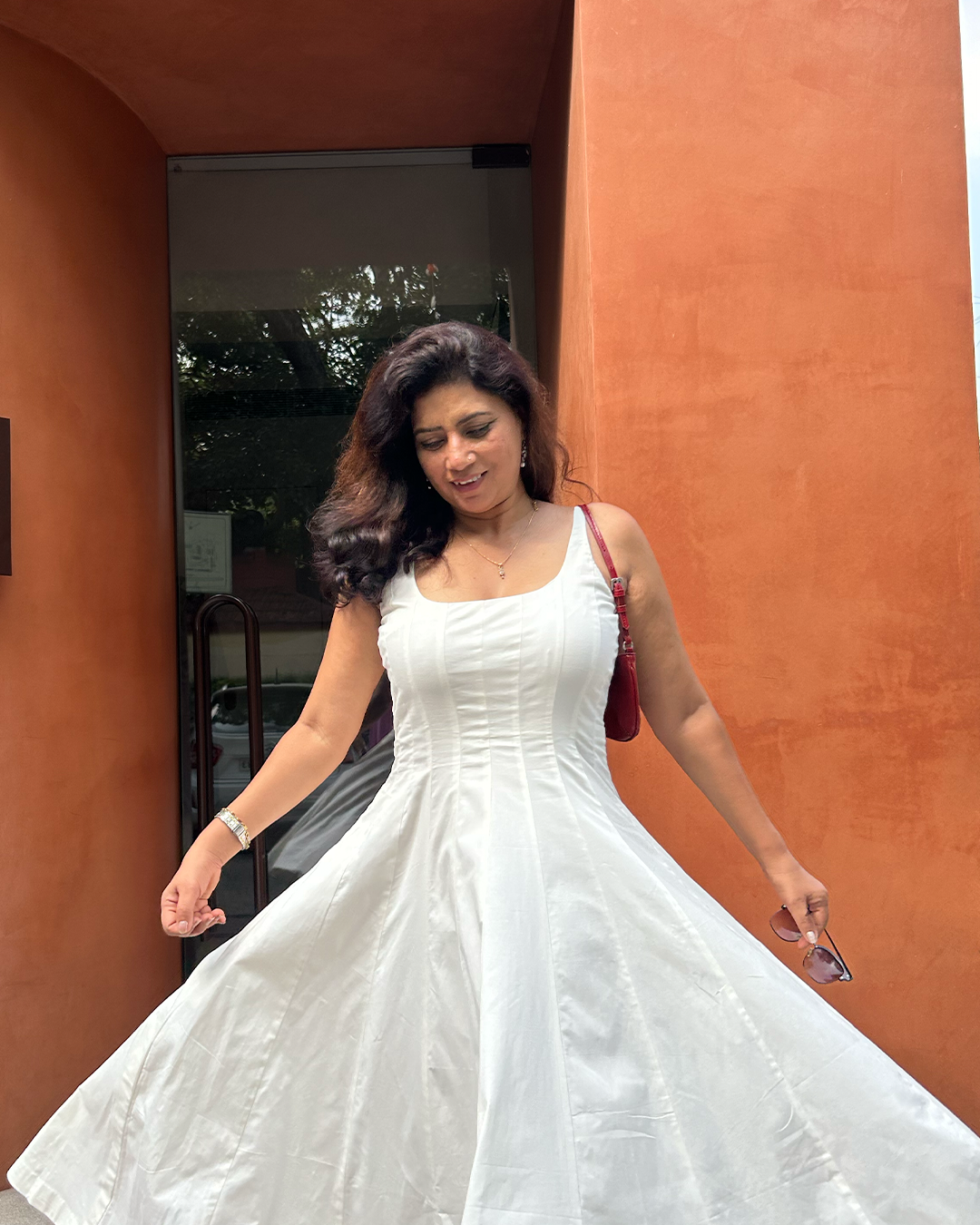 Ivory Panel Dress