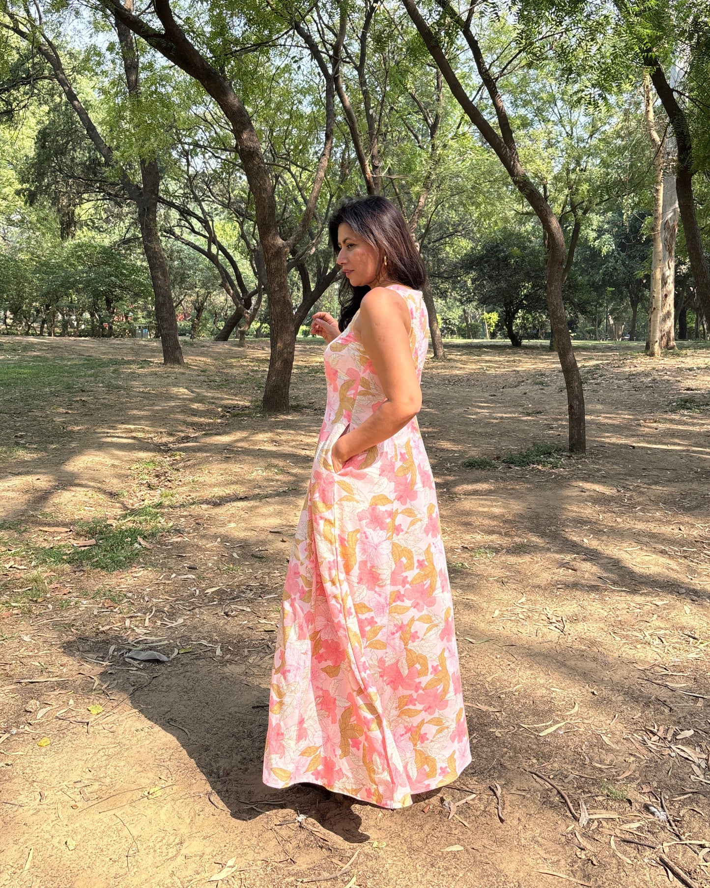 Honey Honey Printed Dress