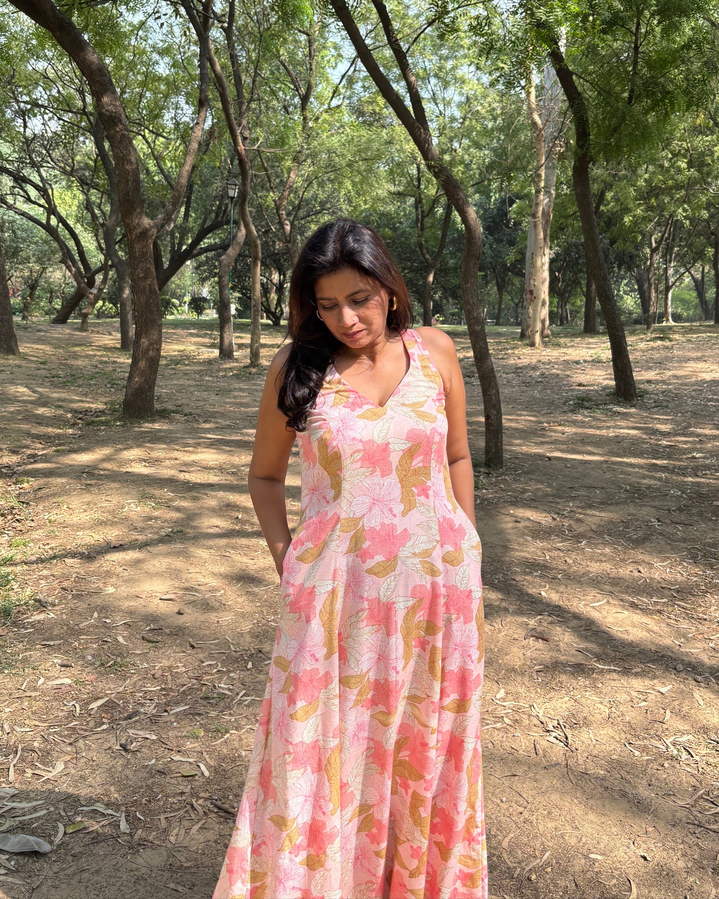 Honey Honey Printed Dress
