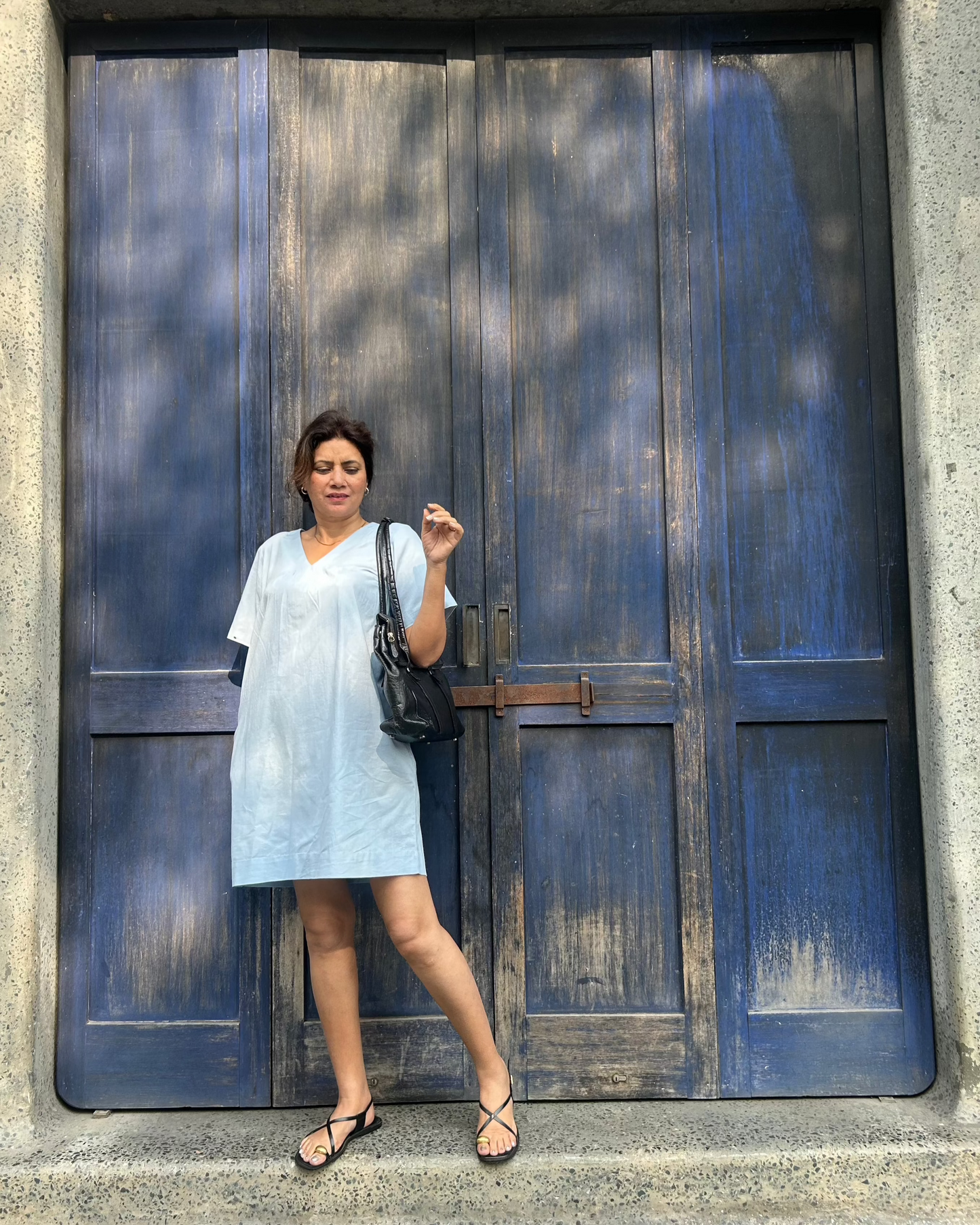 Powder Blue Bloom Dress