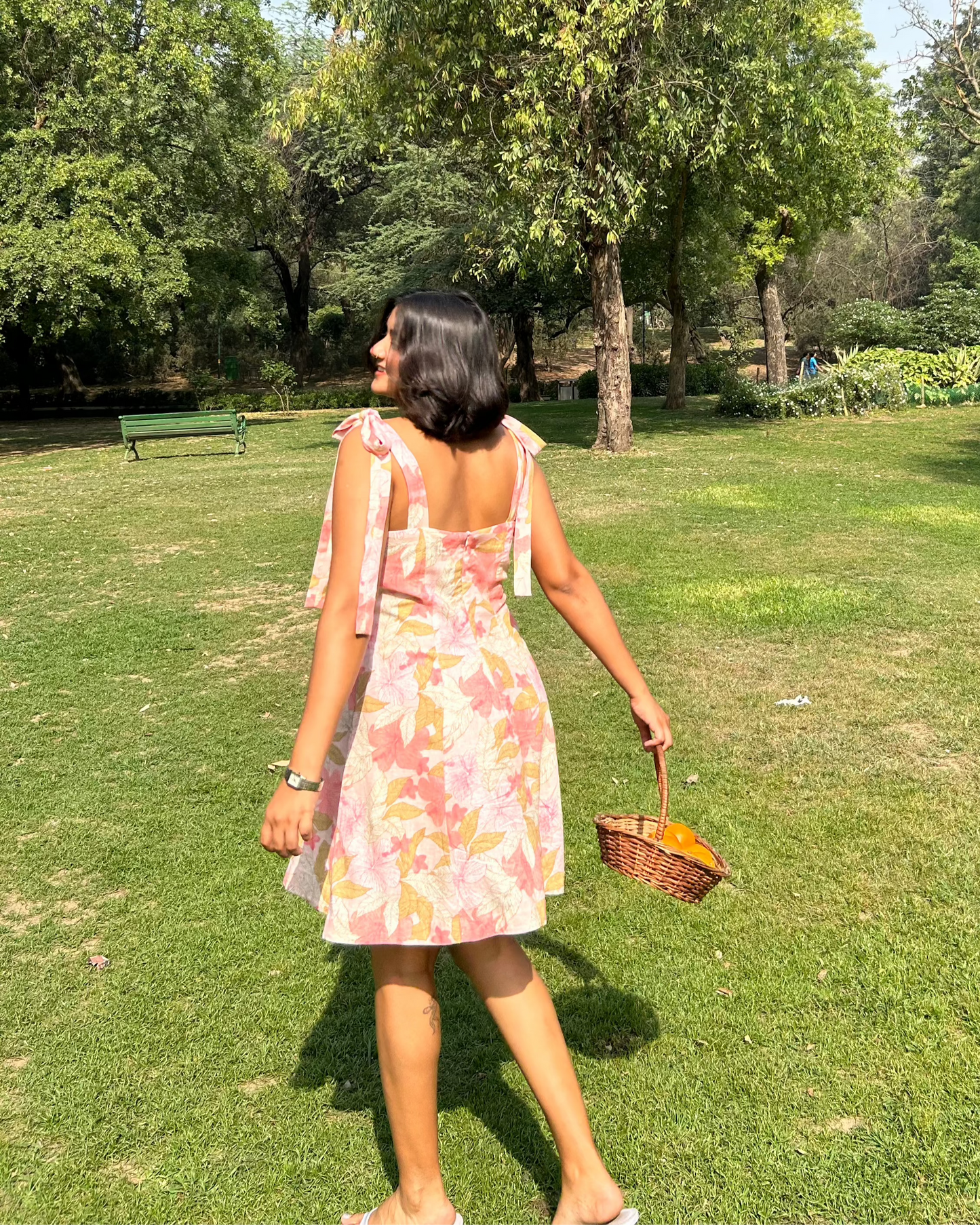 Take A Chance On Me Printed Dress
