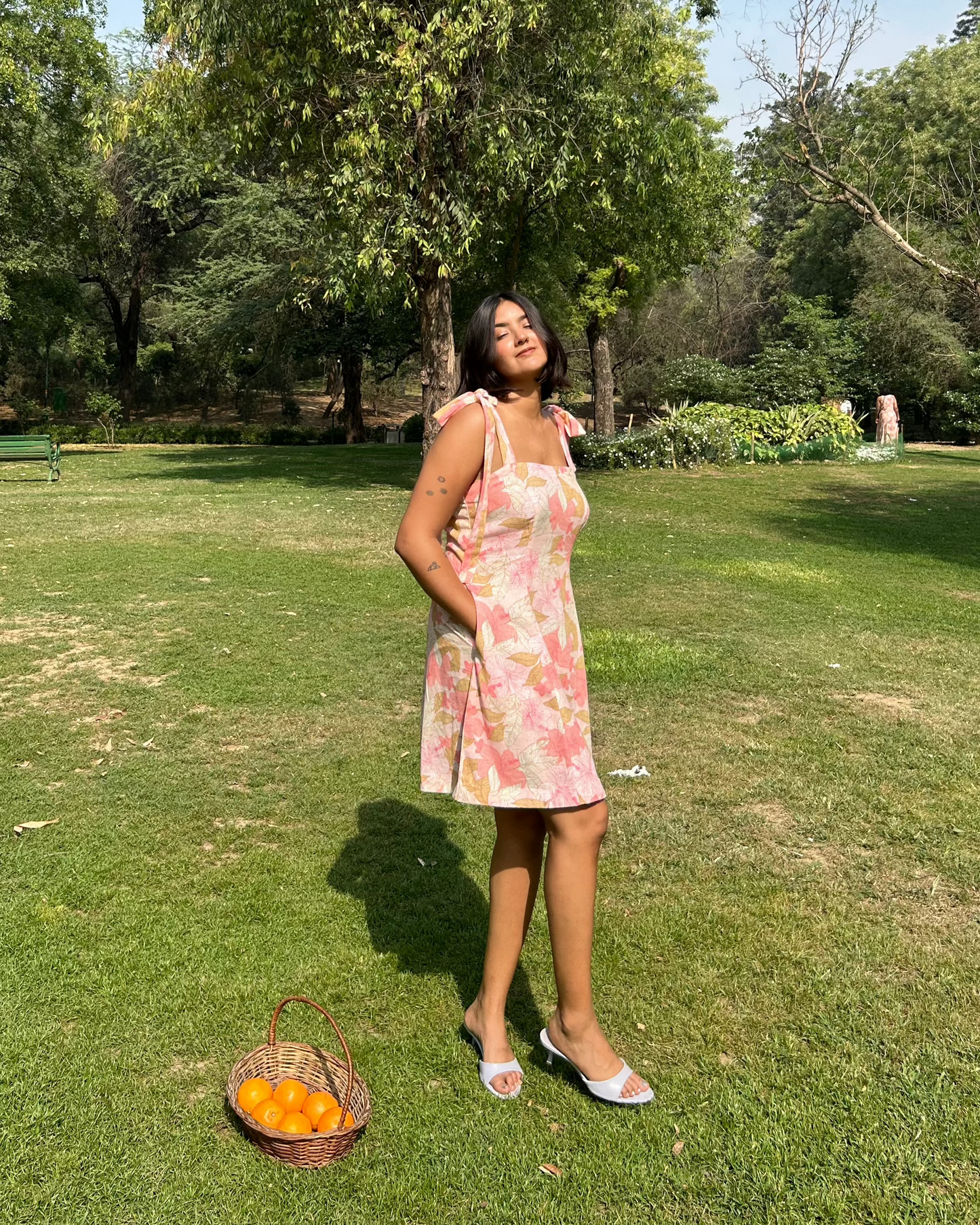Take A Chance On Me Printed Dress
