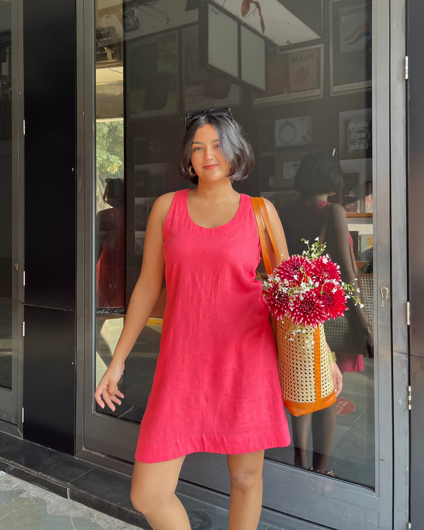 Serene Fuchsia Pink Dress