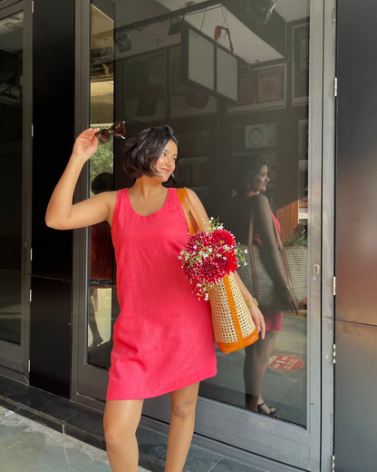 Serene Fuchsia Pink Dress
